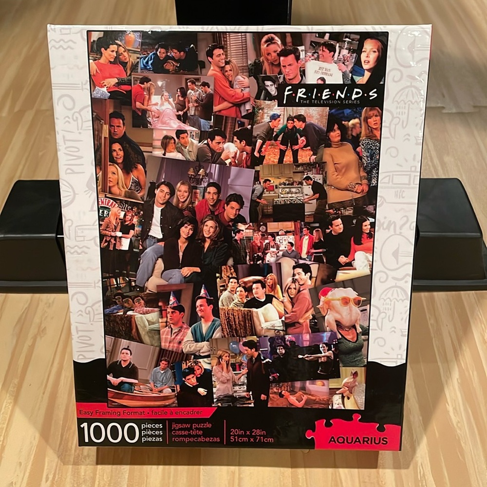 Friends TV Show Scenes 1000 Piece Puzzle Monica Chandler Ross Phoebe Rachel Joey